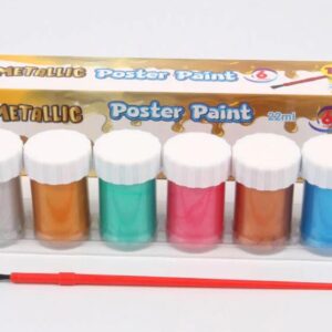 Metallic Poster Paints 6Pcs