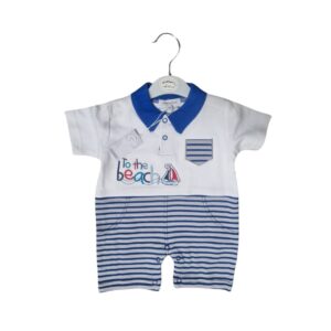 3-6 Blue Mother Choice To The Beach Romper