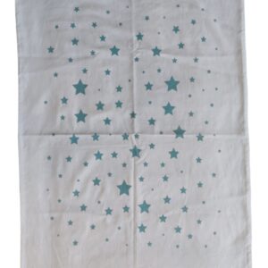 Teal Stars Baby Cot Duvet Covers