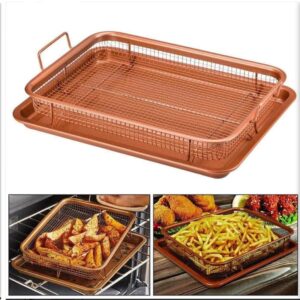 Copper Rectangular Crisper