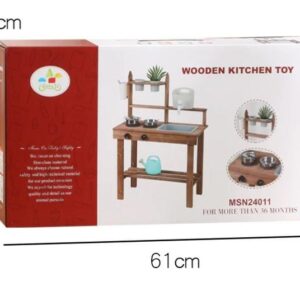 Kids Wooden Outdoor Mud Kitchen - Image 4