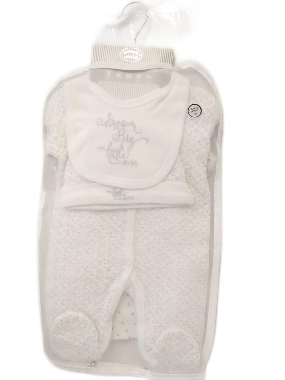 5Pc White And Grey Starter Set Mothers Choice Baby