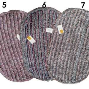 Oval Tufted 100% Cotton Bath Mat By Kiara – 50X80 Cm