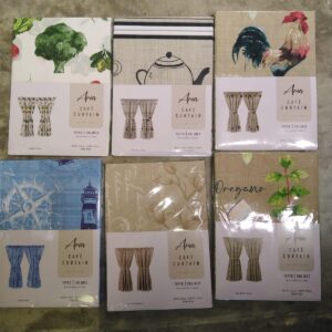 Assorted  Aria Urban Cafe Curtain