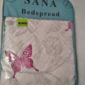 Sana 5Pc Assorted Printed Pinsonic Quilts King