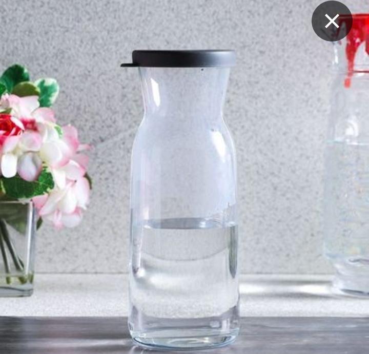 Lav Carafe Bottle With Grey Lid 500Ml