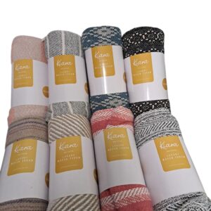 Kiara Woven Luxury Throw Assorted