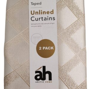 2 Pack Curtains 130×218 Taped