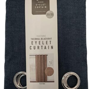 Kiara Texture Termal Blackout Eyelet Curtains Ass