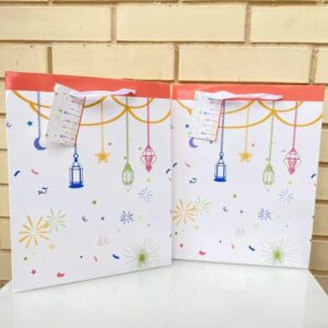 Islamic Latern Design Gift Bag 310X250x100mm
