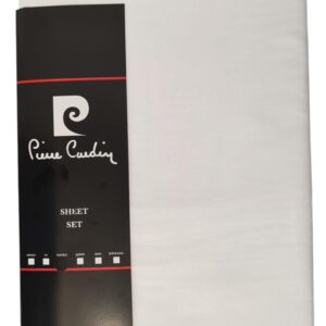 King Pierre Cardin White Fitted Sheet