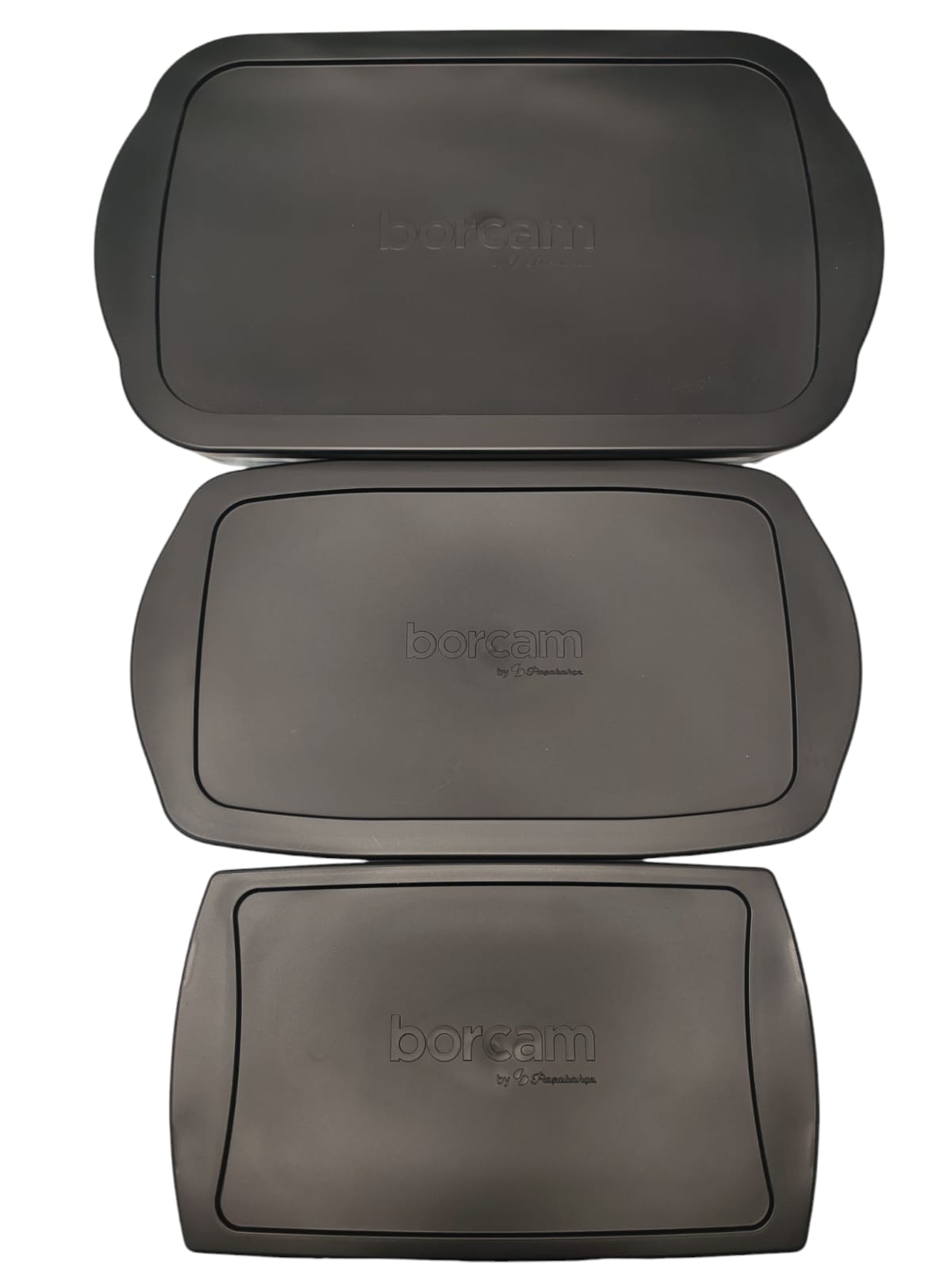 Borcam Rectangular Casseroles With Grey Lid 1320Ml - Image 3