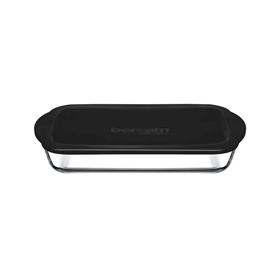 Borcam Rectangular Casseroles With Grey Lid 1320Ml - Image 8