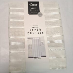Kiara Doily Voile Taped Curtains