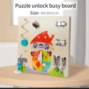 Busy Board Puzzle Unlocking