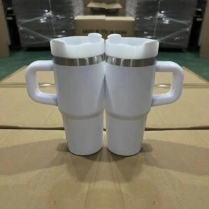 600Ml  White Stanley Flask