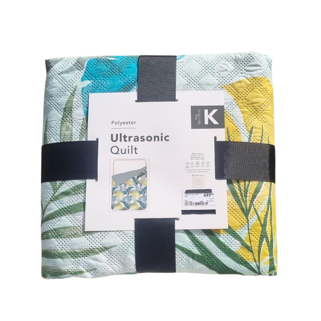 Chainstore Ultrasonic Tropical Quilt King 220X230cm