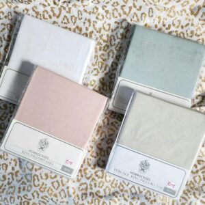 Dusty Pink Horrockses King Pillowcases 50X90cm