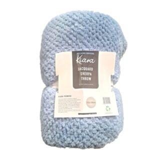 Jacquard 150X180cm Sherpa Throw Kiara