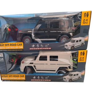 White Spray Off Road Remote Control Car