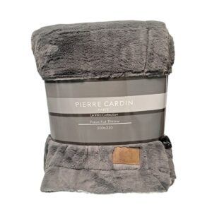 Pierre Cardin Rabbit Fur Sherpa Throws  200X220cm - Image 7