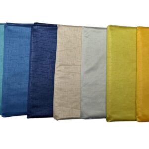 No 5 Royal Blue  Rustic Grid Design Tablecloths- Non Slip