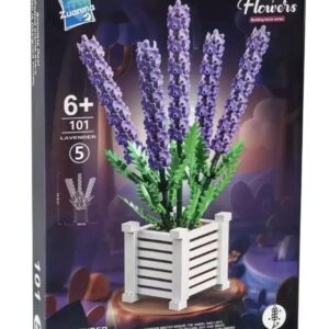 Lavender Botanical Lego Brick Sets
