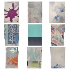 Printed 70X72cm Shower Curtains