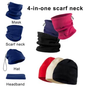 Royal Blue Fleece Neck Warmers