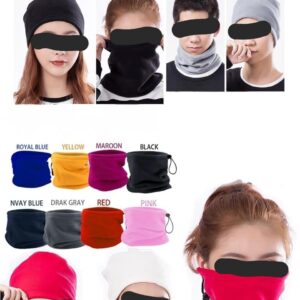 White Fleece Neck Warmers