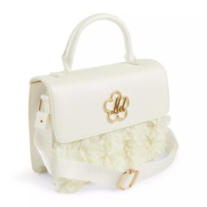 GIRLS WHITE LTD FLOWER BAG - Image 2