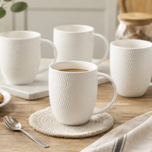 MAXWELL AND WILLIAMS WHITE BASICS DIAMONDS COUPE MUG - Image 3
