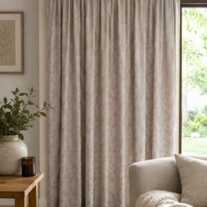 FOLIAGE JACQUARD TAPED LINED CURTAIN - Image 2