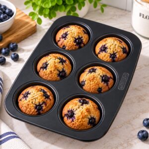 PYREX GLIDE 6 CUP MUFFIN TRAY - Image 2