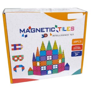 48-PIECE MAGNETIC TILES