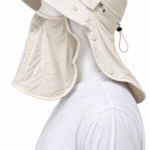CREAM PARDAH CAP - Image 3