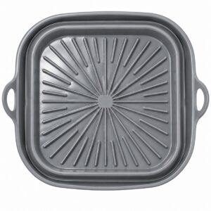 PERILLA SILICONE GREY SQUARE FOLDABLE AIRFRYER MOULD
