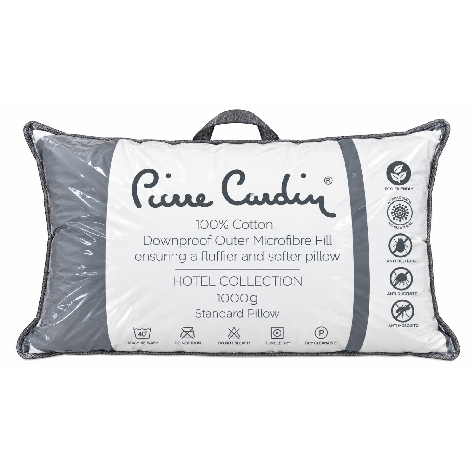 Pierre Cardin Downproof Outer Microfibre 1000G Pillow – Red Label
