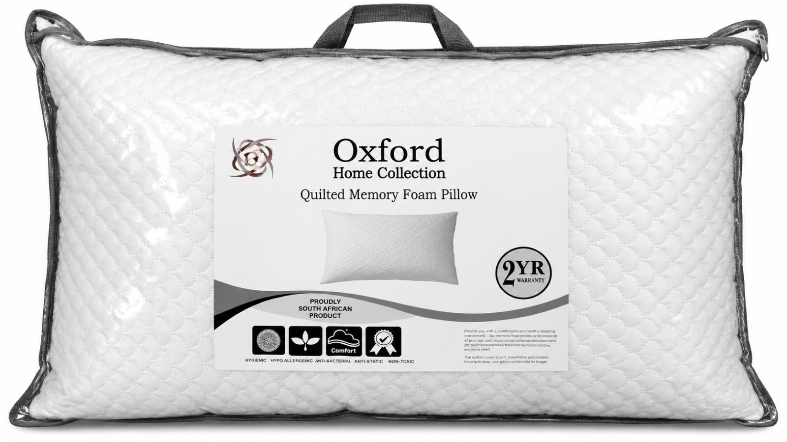 Oxford Standard Quilted Memory Foam Pillow – Home Collection
