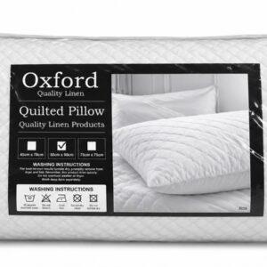 Oxford 50x90cm King Quilted Pillow - Premium Comfort Support