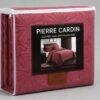 Burgundy Pierre Cardin Plain Pinsonic Quilts 3PC Set