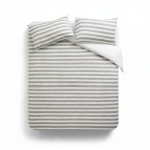 QUEEN YARN DYE STRIPE DUVET COVER SET - 230X200CM - Image 2