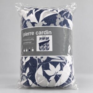 QUEEN MYLES LEAVES PIERRE CARDIN COMFORTER - PREMIUM BEDDING